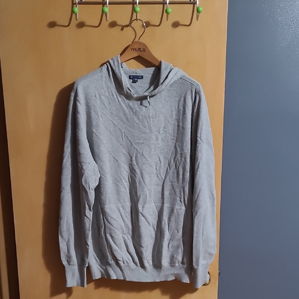Gray Hooded Sweatshirt